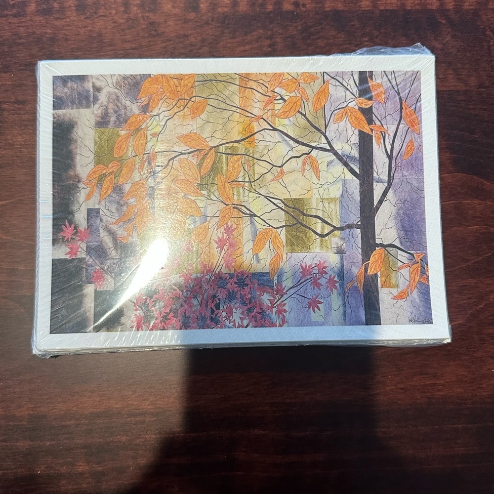 Autumn Leaves Art notecards - 10 pack